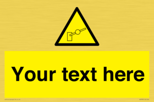 Custom warning barrier